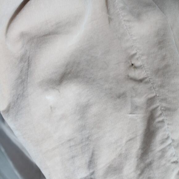 James Perse Ultra Fine Corduroy Jumper Jumpsuit Beige Neutral Nude - Picture 16 of 16